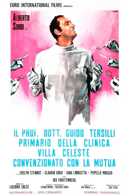 Il Prof. Dott. Guido Tersilli primario della Clinica Villa Celeste convenzionata con la Mutua (1969) - DVD9