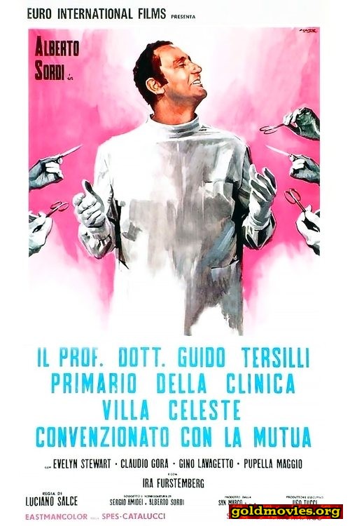 Il Prof. Dott. Guido Tersilli primario della Clinica Villa Celeste convenzionata con la Mutua (1969)-DVD9